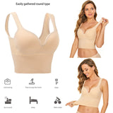 INTIMO SECRETS Women’s High-Elastic Wireless Sports Bra – Plus Size Removable Pads Bralette
