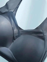 INTIMO SECRETS 2PCS Lace Sport Bras Plus Size Seamless Bra Bralette Backless Lady Brassiere Vest Female Gather Shock-Proof Wireless L-3XL