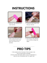 24pcs/set short square fake nails for women cute bride heart white french tips faux ongles y2k press on false nail supplies