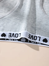 INTIMO SECRETS 7-Pack Women’s Low-Waist Cotton Panties with Letter Waistband