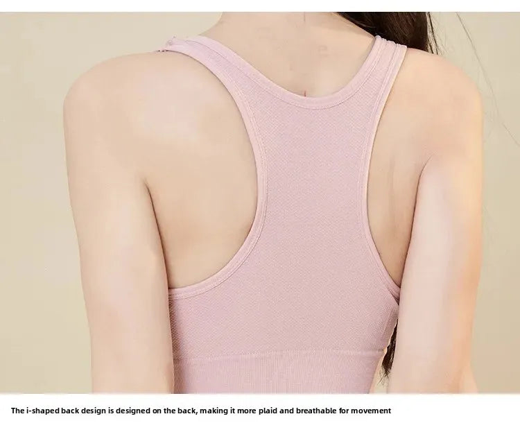 INTIMO SECRETS Women’s High-Impact Sports Bra – Large Size Wire-Free Yoga & Running Top