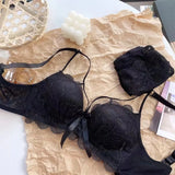 INTIMO SECRETS Women’s Lace Push-Up Bra – Small Bust Anti-Sag Active Bra