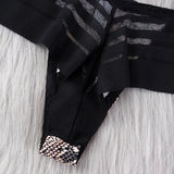 INTIMO SECRETS Women’s G-String – Transparent Seamless Thong Underwear