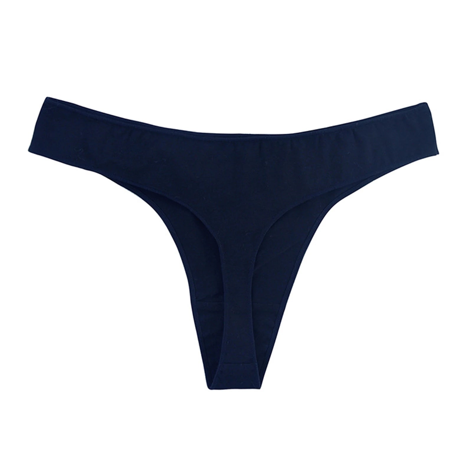 INTIMO SECRETS Plus Size Mid-Waist Thong Panties