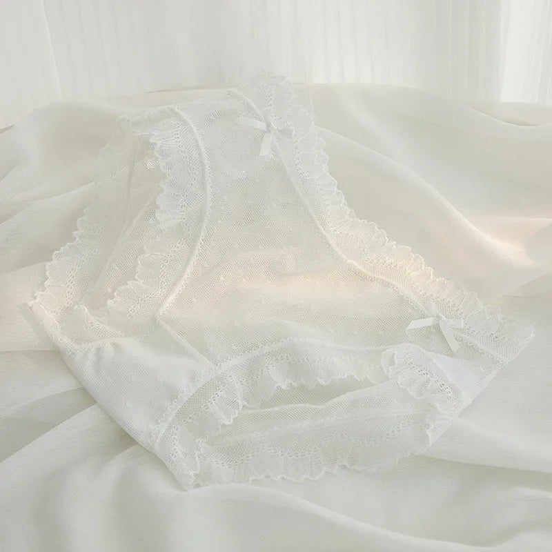 INTIMO SECRETS Women’s L-XL Sexy Lace Low-Waist Seamless Panties