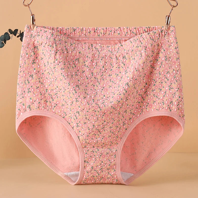 INTIMO SECRETS High Waist Cotton Panties – Plus Size Women’s Lingerie