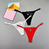 INTIMO SECRETS Seamless Ice Silk G-String – Invisible No-Show Sexy Thong