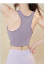 INTIMO SECRETS Women’s High-Impact Sports Bra – Large Size Wire-Free Yoga & Running Top