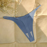 INTIMO SECRETS Ruffles Seamless Thong – Invisible T-Back Underwear for Women