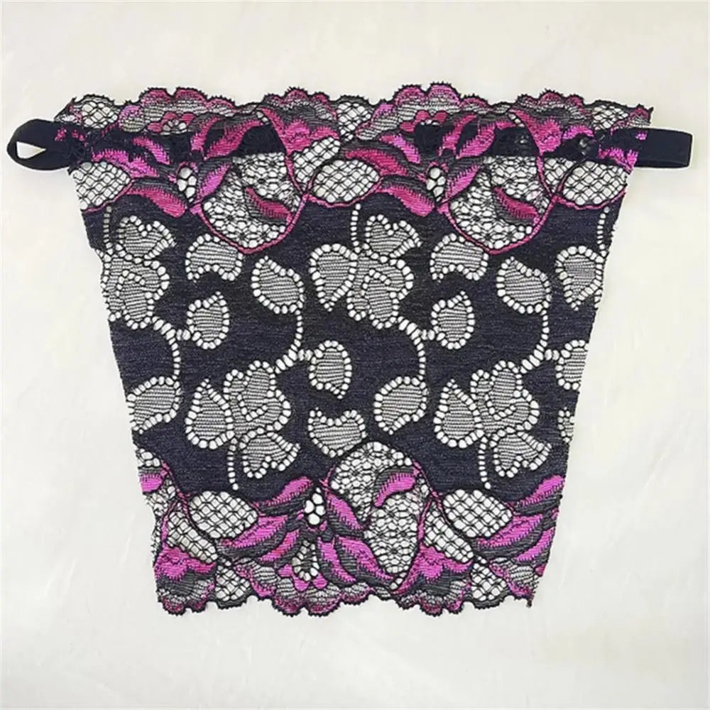 1/2Pcs Women Lace Invisible Mock Camisole Wrapped Chest Overlay Bra Quick Easy Clip-on Insert Wrapped Chest Panel Cover