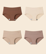 INTIMO SECRETS 4PCS High Waist Cotton Panties – Plus Size Women’s Lingerie 4XL
