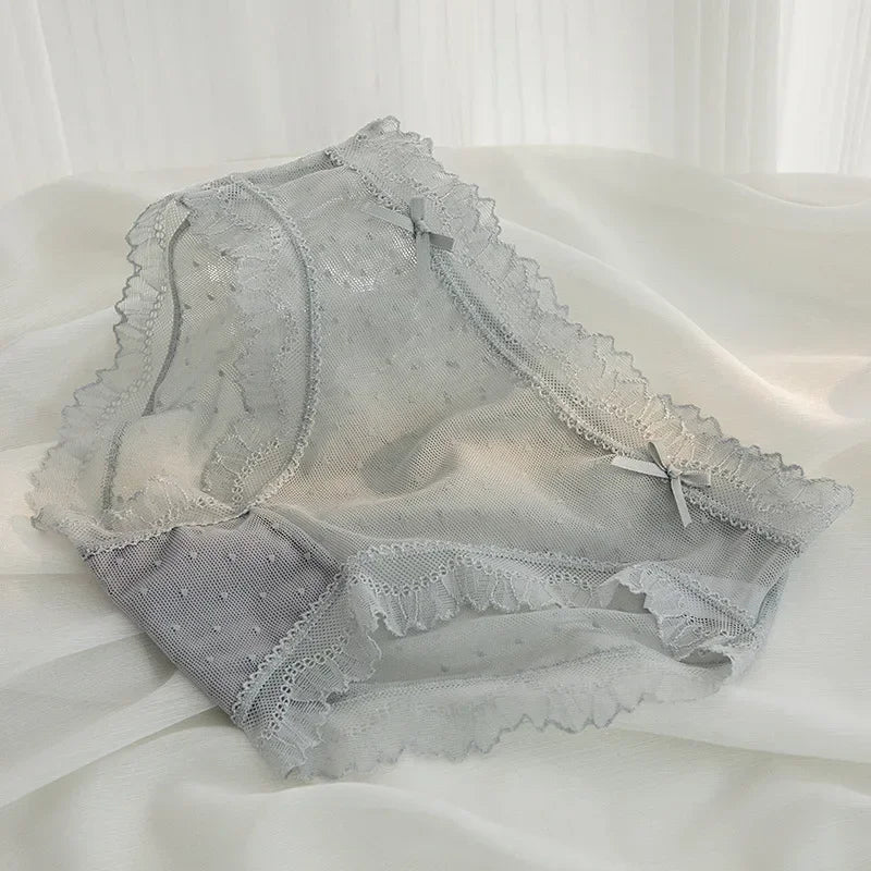 INTIMO SECRETS Women’s L-XL Sexy Lace Low-Waist Seamless Panties