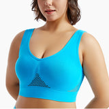 INTIMO SECRETS Wireless Sports Bra – Seamless Push-Up Crop Top