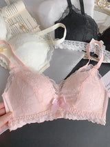 INTIMO SECRETS Japanese Push-Up Bra – Lace Enhancer Wire-Free Lift Bralette