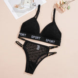 INTIMO SECRETS Dot Lace Push-Up Bralette – Wireless V-Neck Women’s Bra