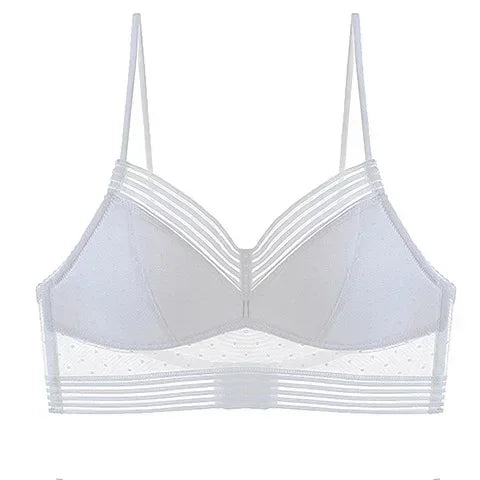 INTIMO SECRETS U-Shaped Backless Lace Bra – Wireless Invisible Lingerie