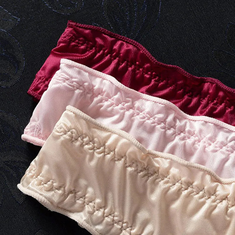 INTIMO SECRETS Ice Silk G-String – Seamless Ultra-Thin Thong Underwear for Women