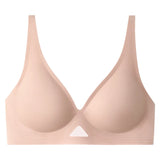 Wireless Deep V Seamless Bra for Women – Soft 3/4 Cup Hollow Out Comfort Lingerie