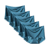 INTIMO SECRETS 5-Pack Women’s Silk Blend Mid-Rise Briefs – Soft & Comfortable