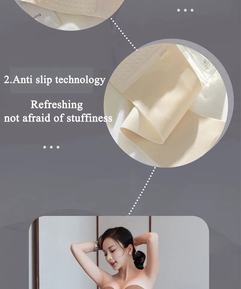 FINETOO 1PCS Women's Push-up Strapless Bras Front Buckle Brassiere Sexy Girls Small Chest Underwear Front Closure Sexy Bra