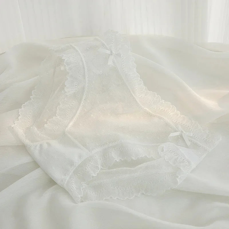 INTIMO SECRETS Women’s L-XL Sexy Lace Low-Waist Seamless Panties