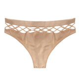 INTIMO SECRETS Women’s Hollow-Out Seamless G-String – Sexy Mid-Waist Panties