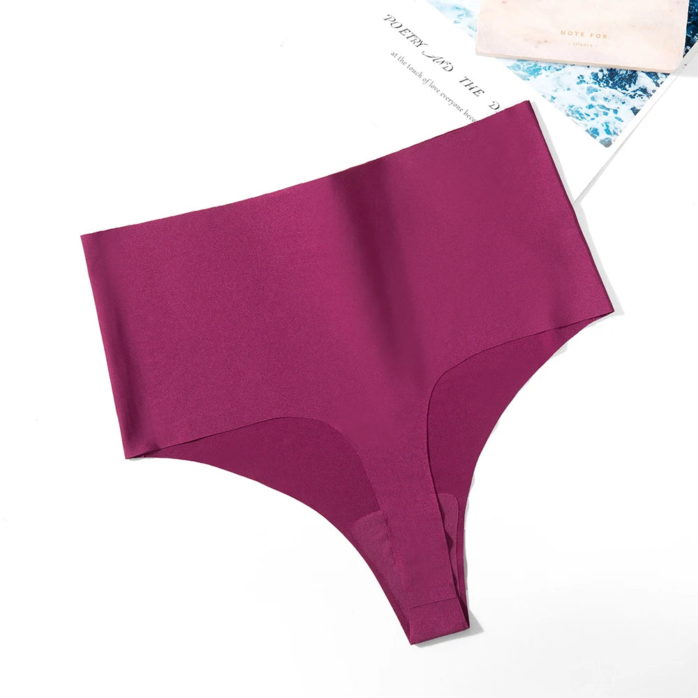 INTIMO SECRETS Women’s Seamless Silk G-String – High-Waist, Soft & Comfortable Thong Underwear