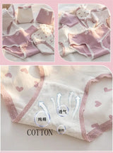 INTIMO SECRETS 5-Pack Cute Love Cotton Panties for Women
