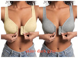 INTIMO SECRETS Wire-Free Front Closure Bra – Full Coverage for Women