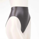 INTIMO SECRETS Shiny High-Waist Ice Silk G-String – Seamless Dance Wear & Sexy Shimmer Thong