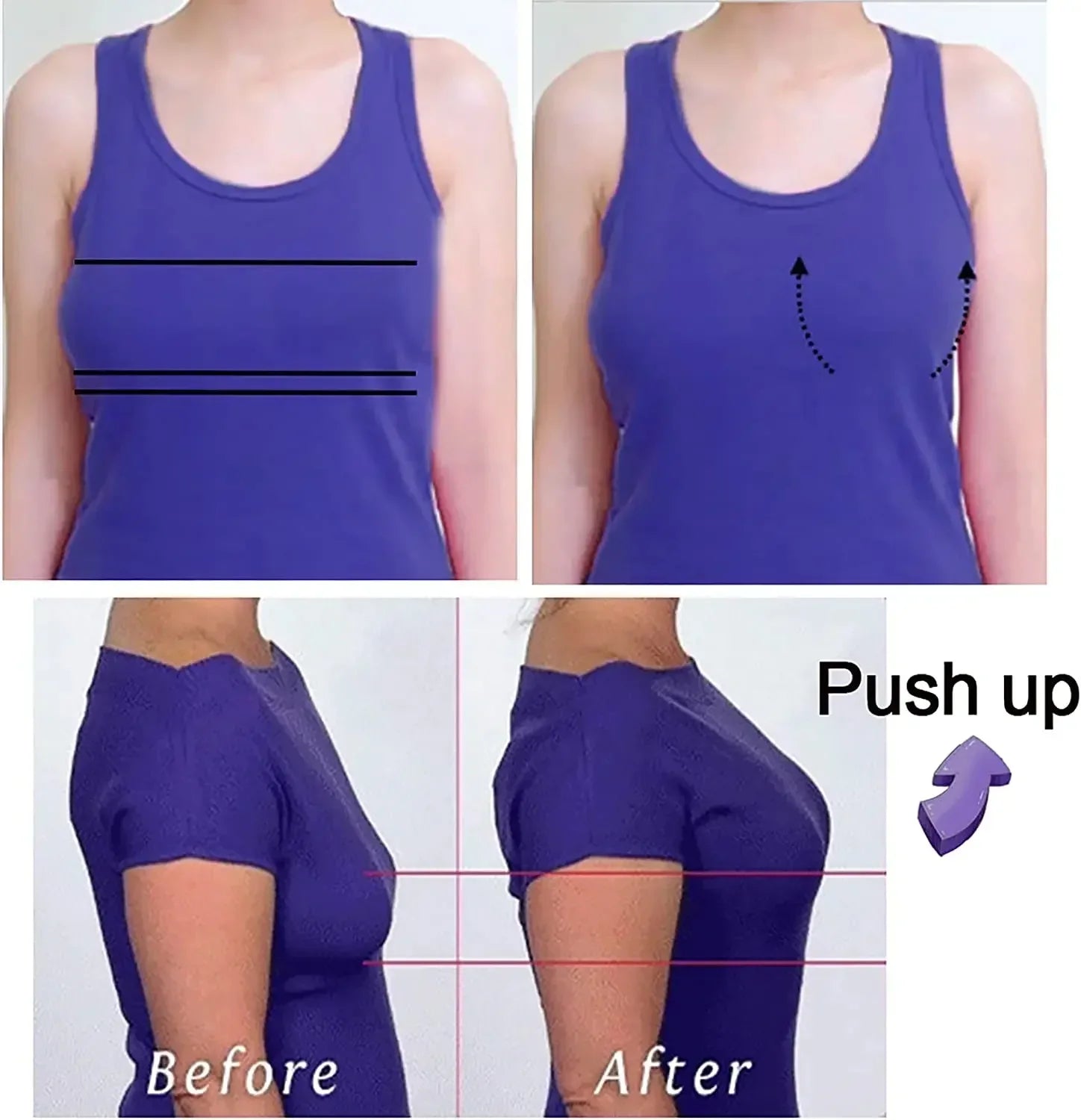 2pcs Silicone Nipple Cover Lift Up Bra Sticker Adhesive Invisible Bra Breast Pasty Women Chest Petals Reusable Strapless Bras