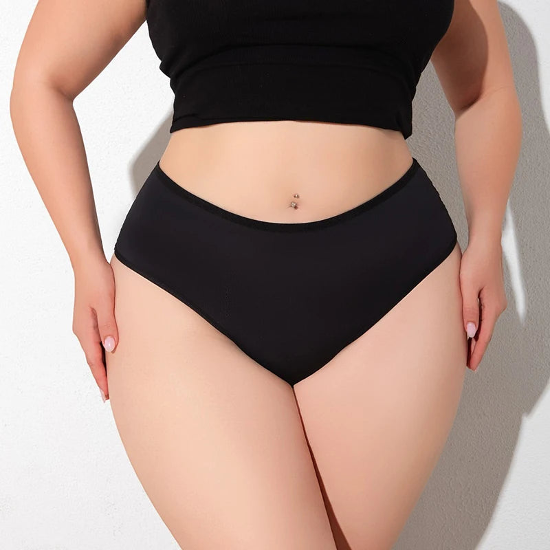 INTIMO SECRETS Plus-Size Women’s Mid-Rise Floral Panties – Sexy Comfortable Underwear 1XL-4XL