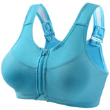 INTIMO SECRETS Women’s Shockproof Sports Bra – Front Zipper Yoga Vest