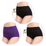 INTIMO SECRETS 3-Pack Women’s High-Waist Cotton Briefs – Breathable & Comfortable
