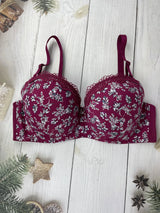 INTIMO SECRETS Diana Rose Underwire Bra – C/D/E Cup, Anti-Sag