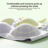 INTIMO SECRETS English Ice Silk Bra Set – Thick Cup, Wire-Free, Gathered Lingerie