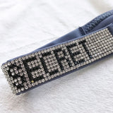 INTIMO SECRETS Women’s Sexy Rhinestone Low-Waist Thong Panties