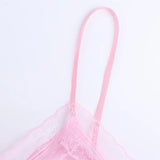 Cute Lace Camisola Patchwork Women's Nightgowns Lingerie Nighty Bowknots Nightwear Women