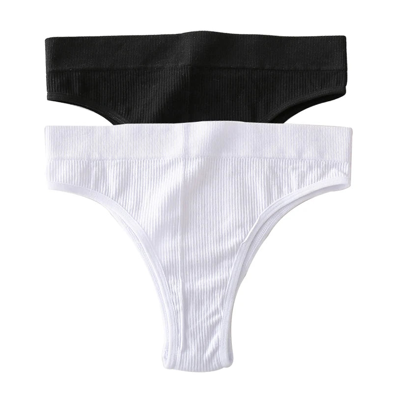 INTIMO SECRETS 2PCS Sexy Thongs – Seamless G-String Underwear for Women