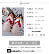 2023 sexy threaded sports yoga bra pure cotton sports bra fitness top bra breathable strap underwear bra pad wrap chest