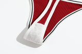 INTIMO SECREST Seamless Ribbed Cotton Thong Panties for Women