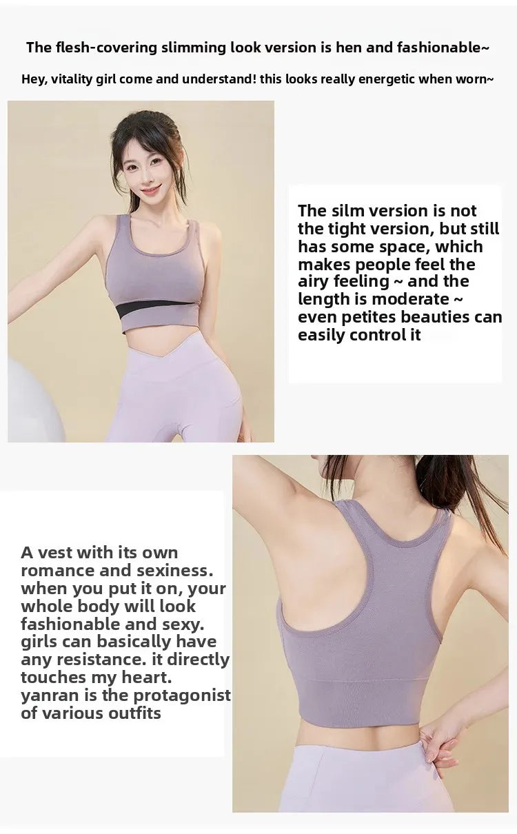 INTIMO SECRETS Women’s High-Impact Sports Bra – Large Size Wire-Free Yoga & Running Top