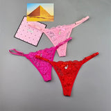 INTIMO SECRETS Seamless Ice Silk G-String – Invisible No-Show Sexy Thong