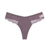 INTIMO SECRETS Cotton Lace G-String – Sexy Women’s Thong Panties S-XL