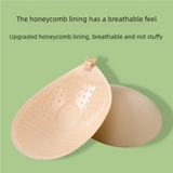 INTIMO SECRETS Women’s Round Cup Chest Patch – Front Button Push-Up Small Chest Enhancer, Invisible Wedding Bra