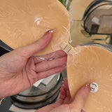 INTIMO SECRETS Mango-Shaped Silicone Nipple Covers – Self-Adhesive Invisible Push-Up Strapless Bra