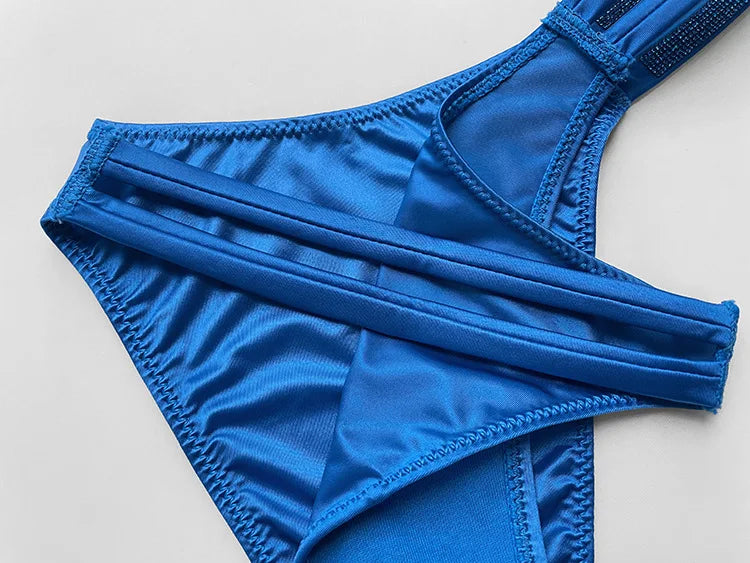 INTIMO SECRETS Rhinestone Thongs – Sexy Low-Waist G-String Underwear for Women S-XL