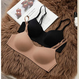 INTIMO SECRETS One-Piece Seamless Push Up Bra – Wireless Comfort Lingerie