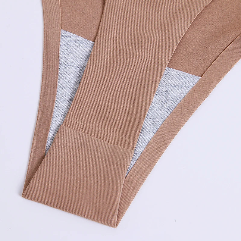 INTIMO SECRETS 3PCS Silk Satin Thongs – Sexy Seamless G-String Underwear for Women