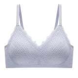 New Top Lace Seamless Women's Underwear Small Chest Gathered Non-slip No Steel Ring Sexy Sling Beautiful Back Bra Thin Section